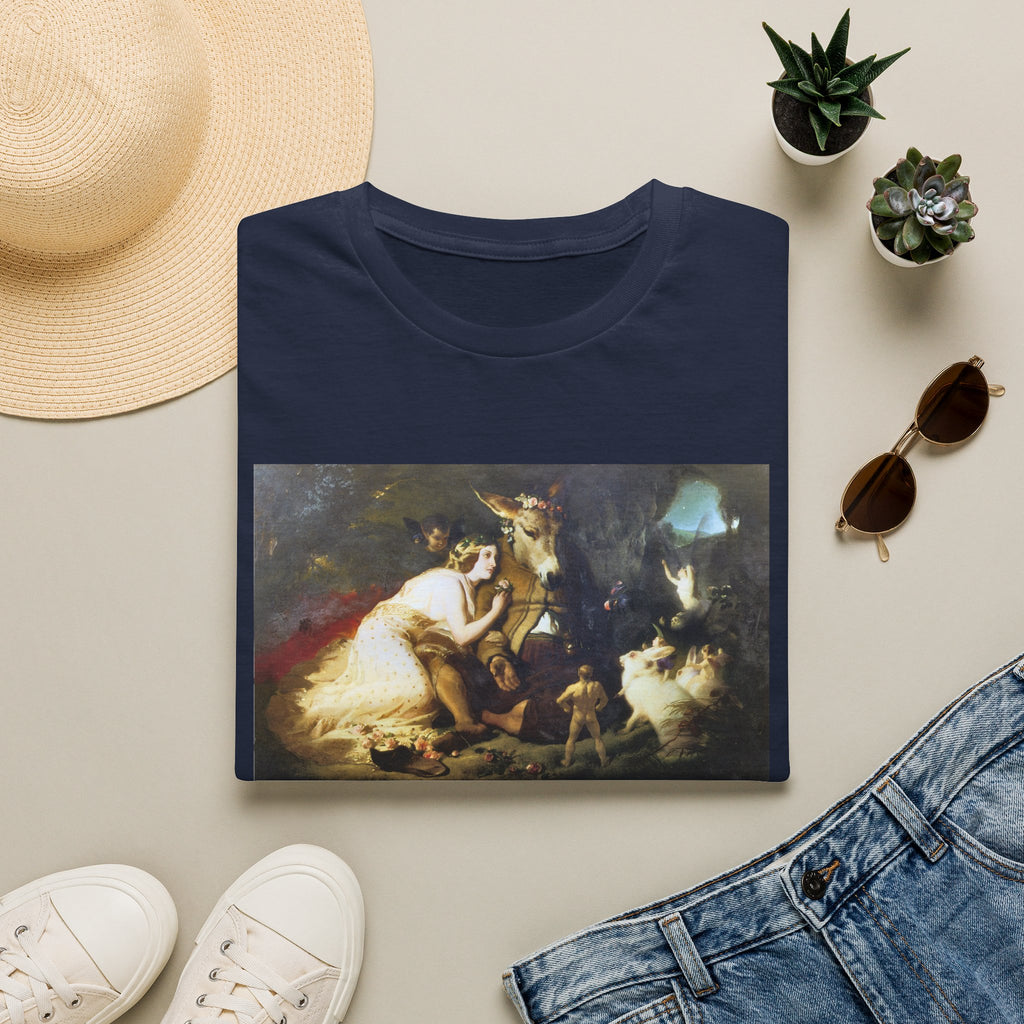 Classical Pastoral Art T-Shirt — Vintage Romantic Painting Print