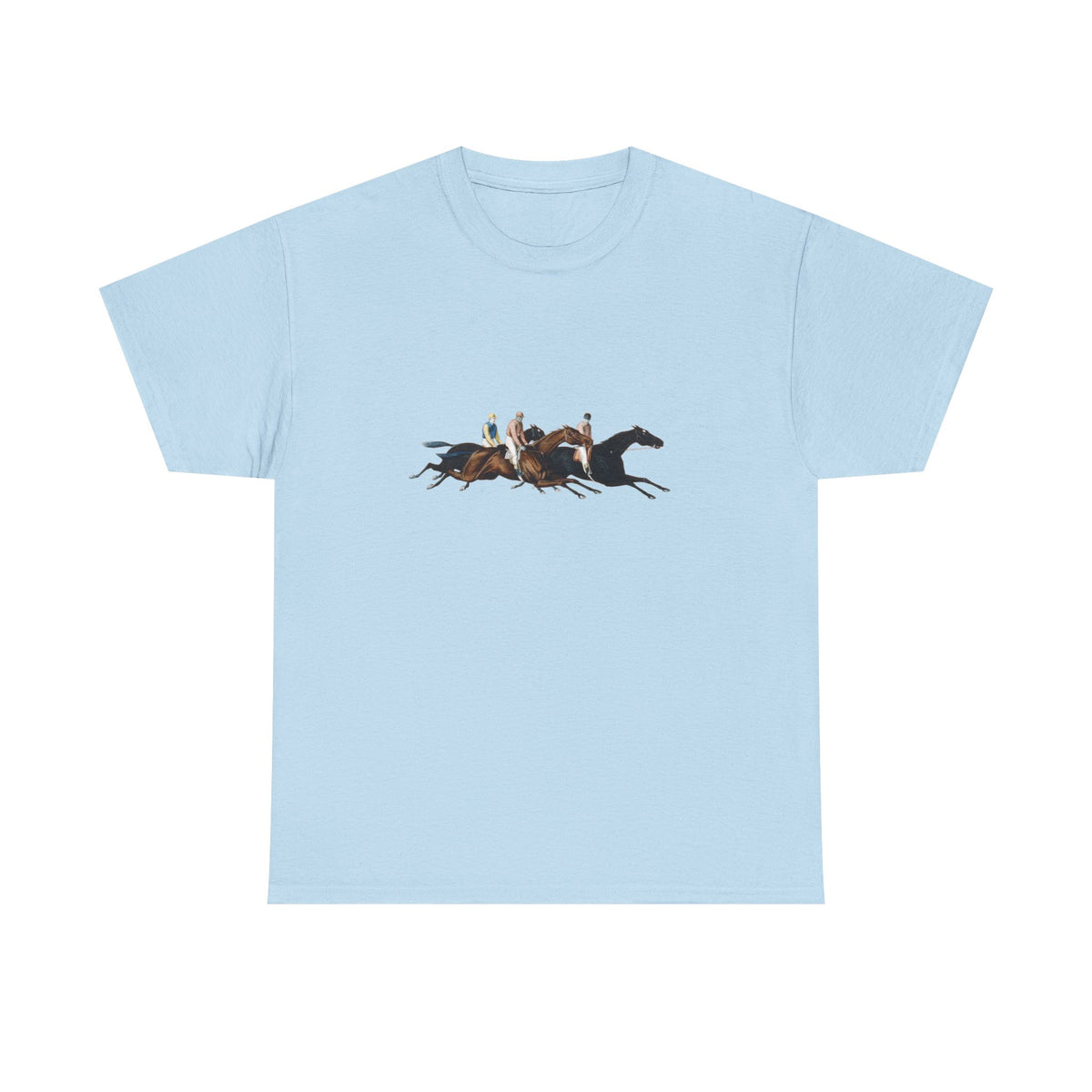 Horse Racing Tee — Running Horses Graphic T-Shirt