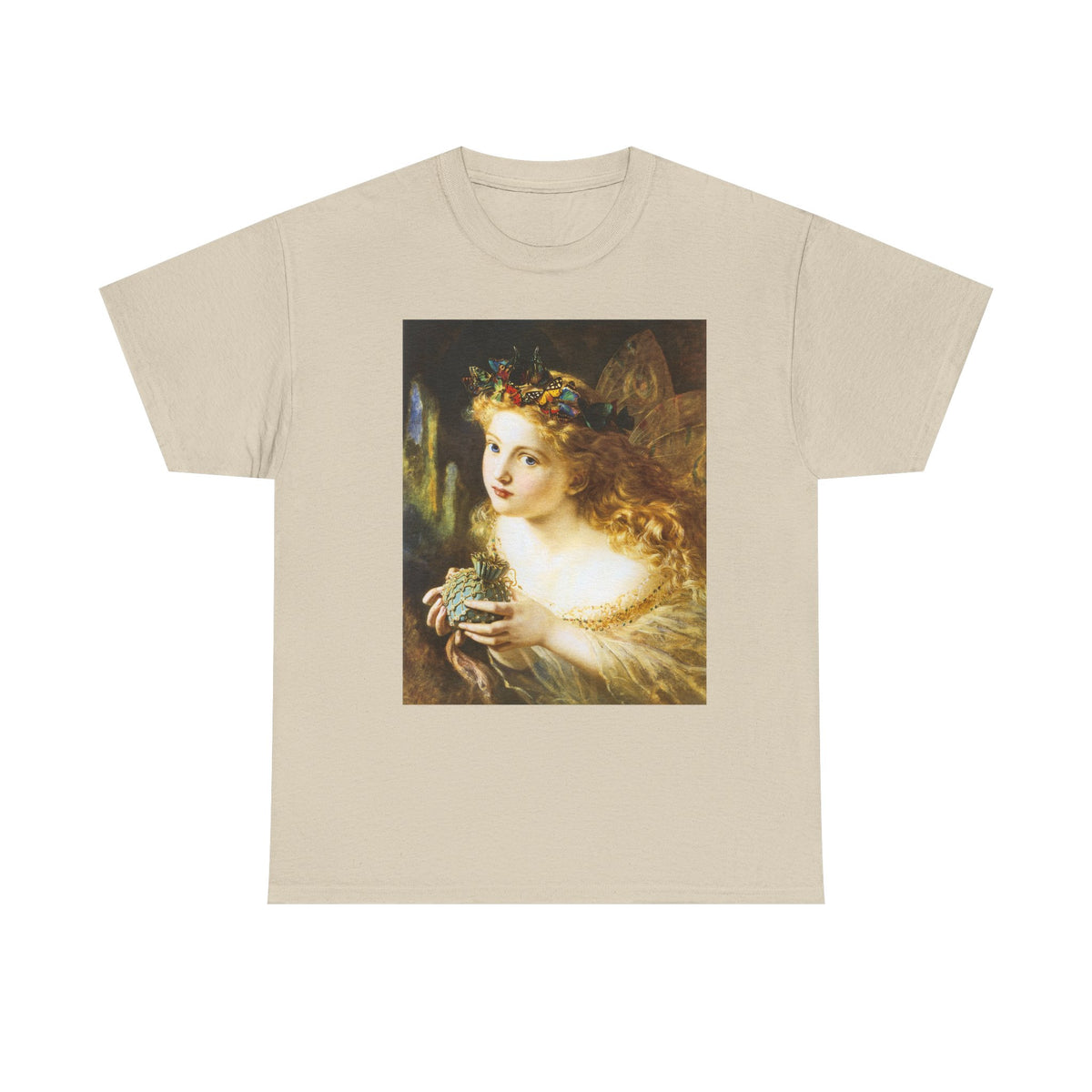 Angel Painting T-Shirt — Vintage Victorian Angel Art Tee