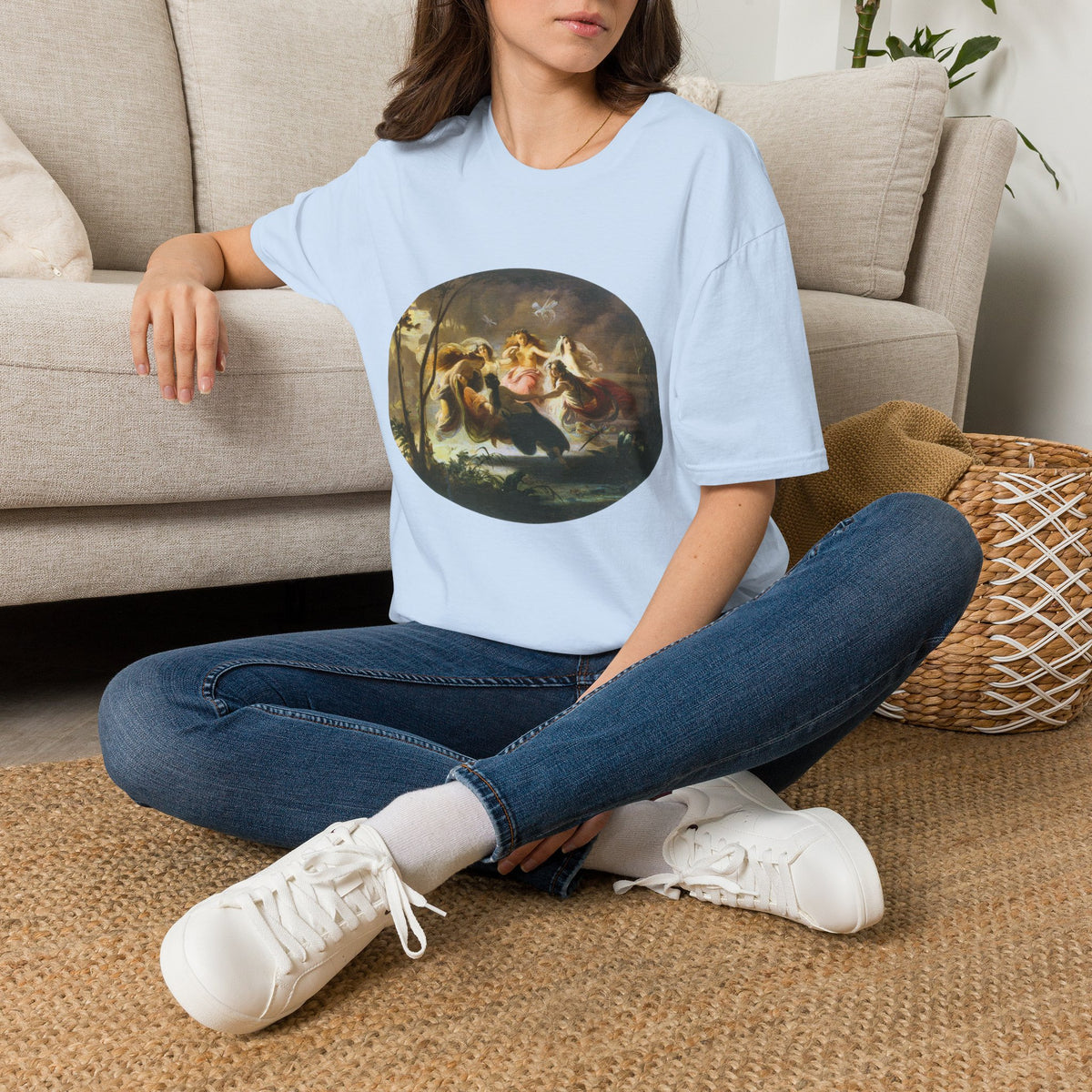 Classical Nativity Art T‑Shirt — Vintage Religious Scene Tee