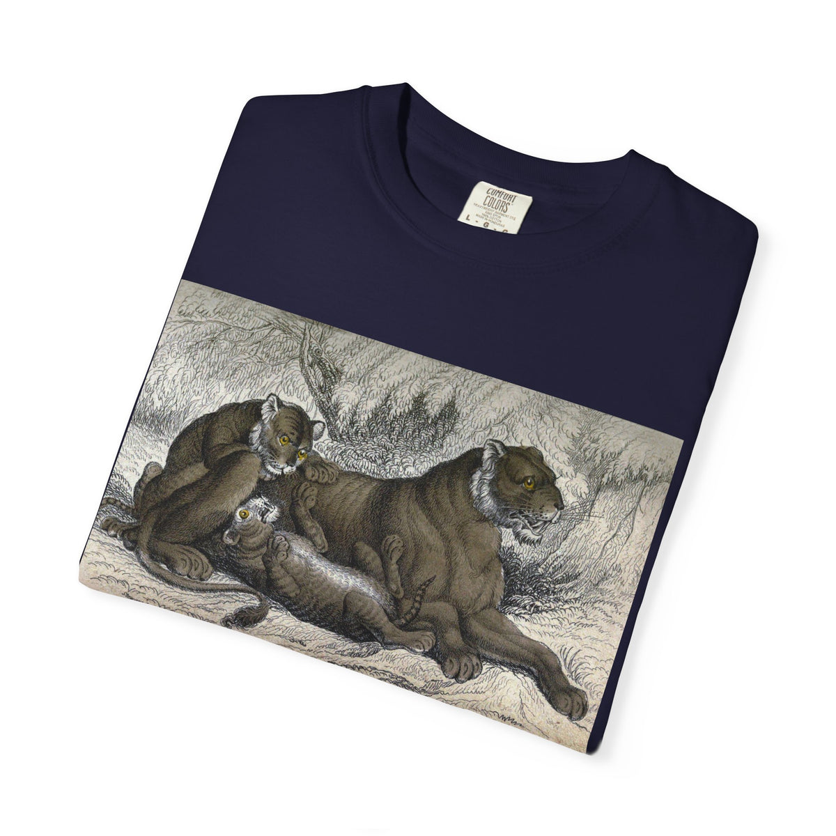 Art T-Shirt — Vintage Canine Illustration Graphic Tee
