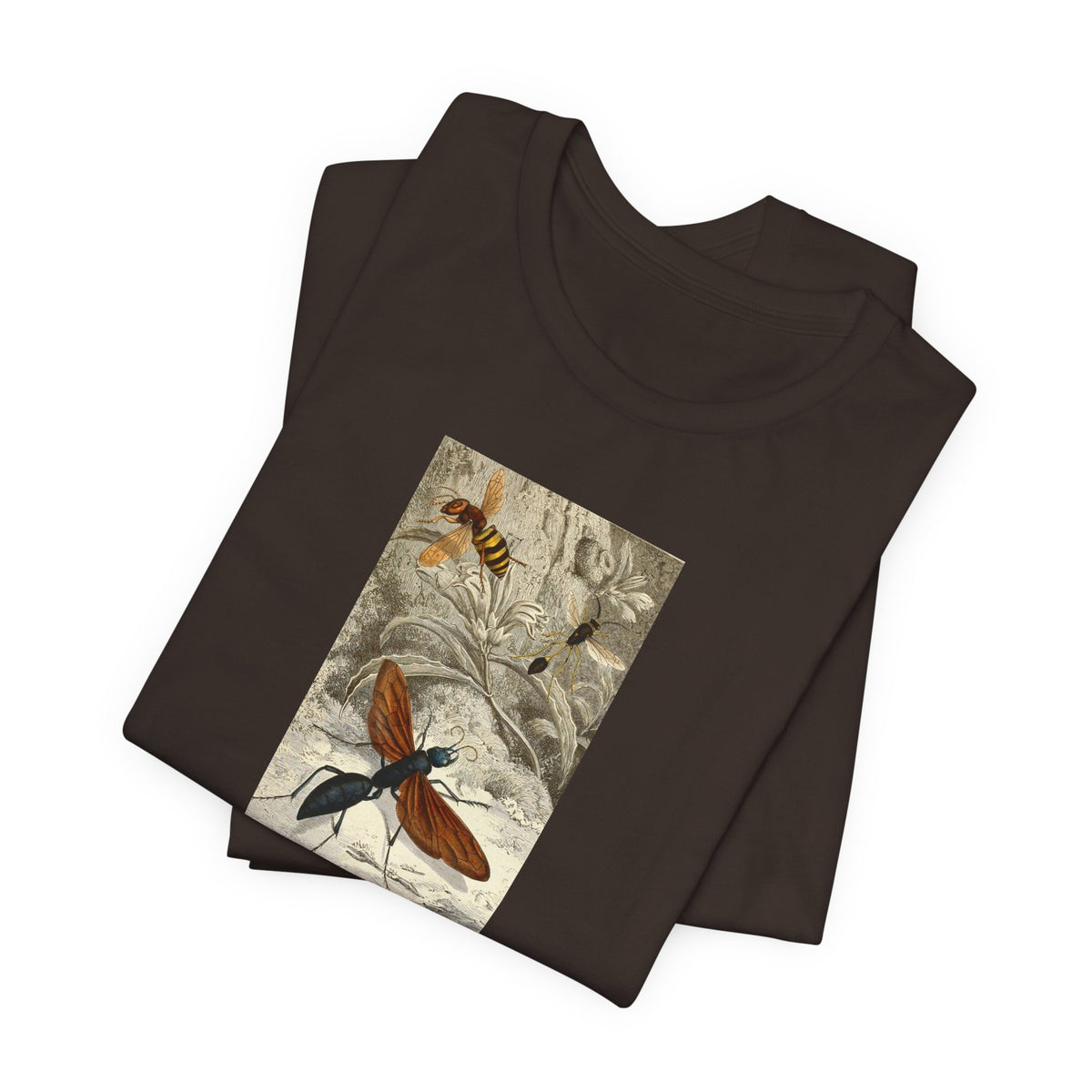 Butterfly Botanical Tee — Vintage Insect Illustration T-Shirt