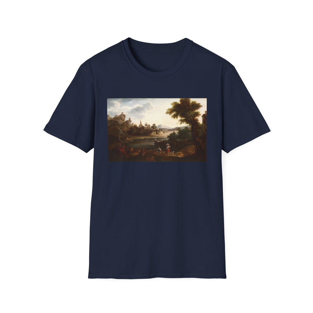 Landscape Art T-Shirt — Vintage Pastoral Painting Tee