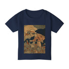 Vintage Flower-Kissing Toddler T-Shirt