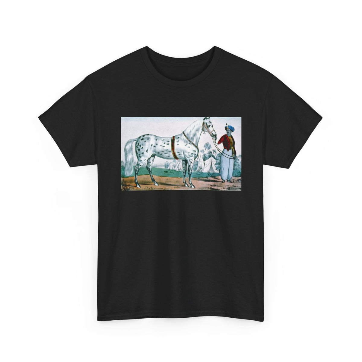 Appaloosa Horse Illustration Tee — Vintage Equestrian Graphic T-Shirt