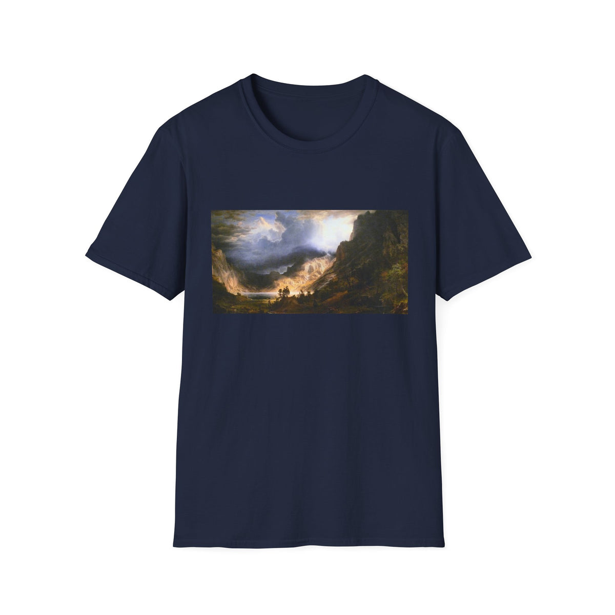 Landscape Art T-Shirt — Classic Romantic Sunset Painting Tee