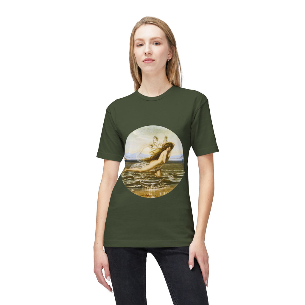 Vintage Mythic Goddess T-Shirt — Retro Venus Coastal Art Tee