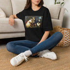 Classical Pastoral Art T-Shirt — Vintage Romantic Painting Print