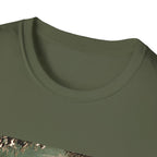 Mystical Forest Spiral T-Shirt — Enchanted Nature Graphic Tee