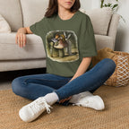 Angel Mushroom T-Shirt — Whimsical Woodland Fairy Illustration