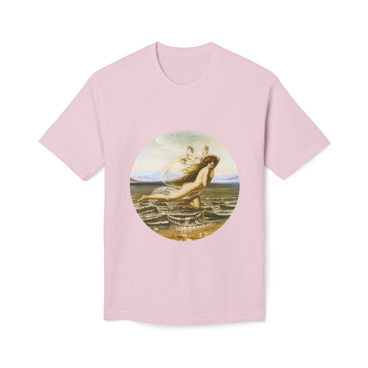 Vintage Mythic Goddess T-Shirt — Retro Venus Coastal Art Tee