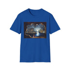 Moonlit Seaside T-Shirt — Romantic Coastal Nightscape Graphic Tee