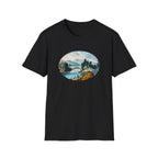 Scenic Mountain Lake T-Shirt — Vintage Nature Landscape Tee