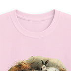 Kids Tee — Adorable Sleeping Bunny Family Illustration