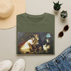 Classical Pastoral Art T-Shirt — Vintage Romantic Painting Print
