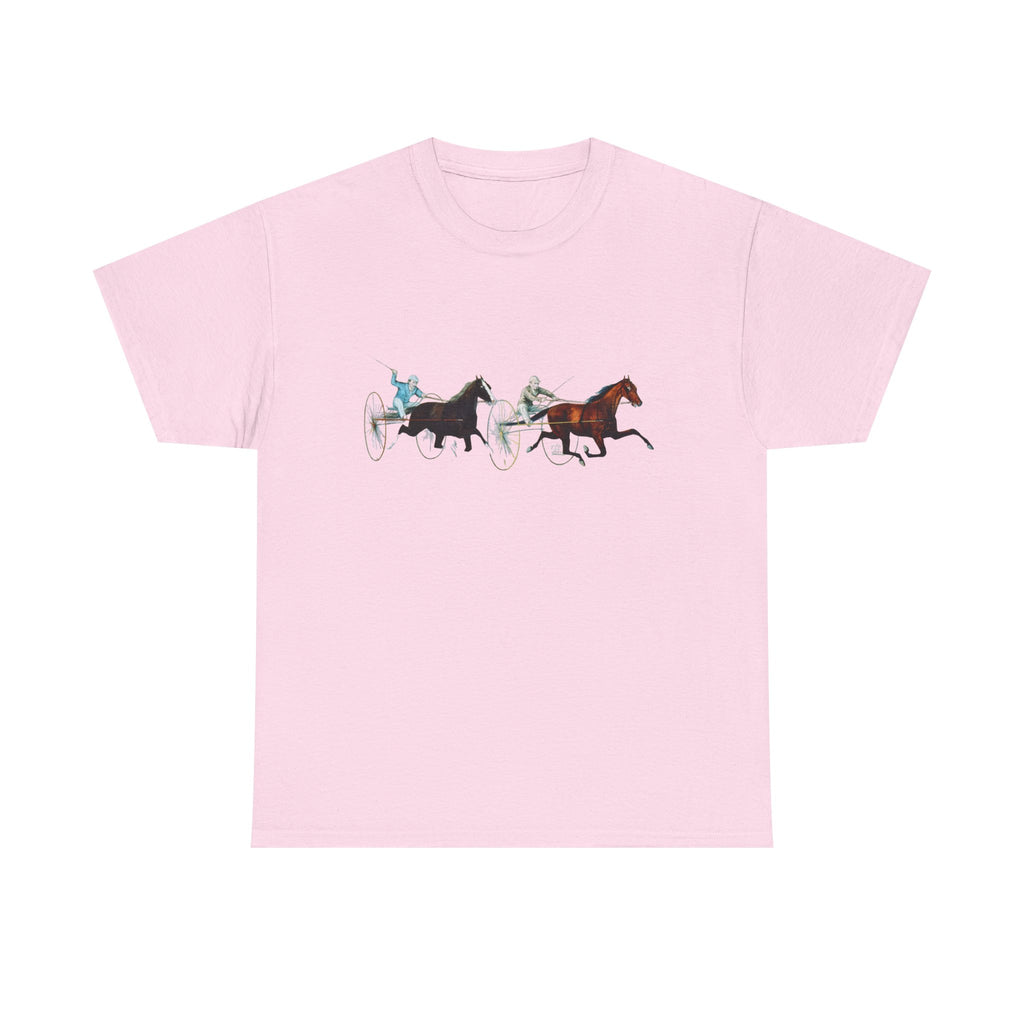 Harness Racing Horses T‑Shirt — Vintage Sulky Race Tee