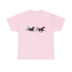 Harness Racing Horses T‑Shirt — Vintage Sulky Race Tee