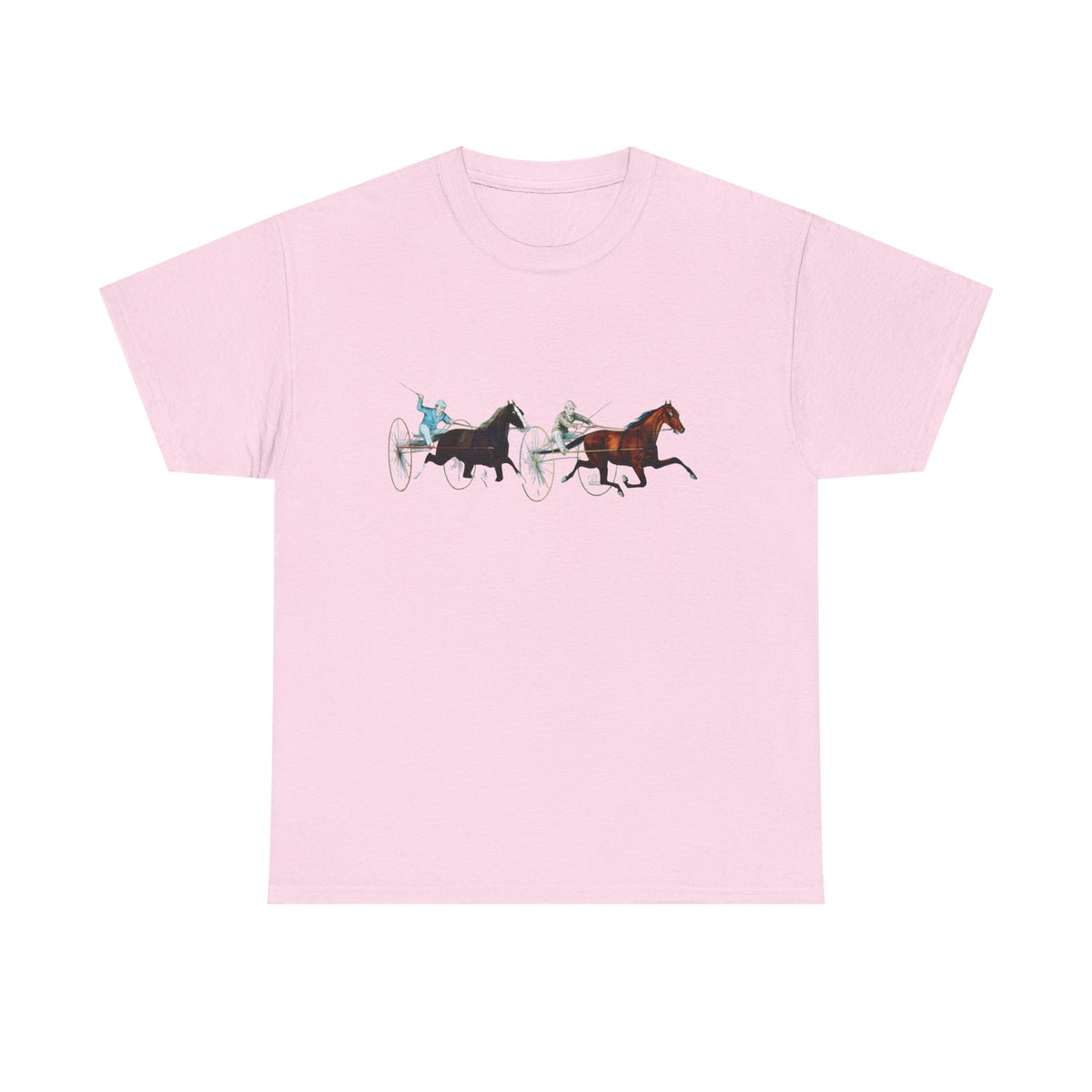 Harness Racing Horses T‑Shirt — Vintage Sulky Race Tee
