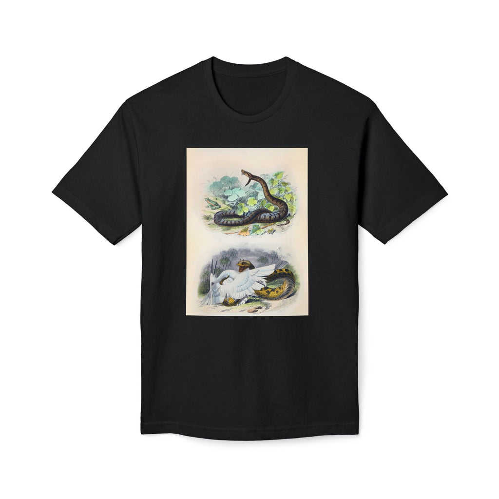 Vintage Snake and Dove Illustration T-Shirt