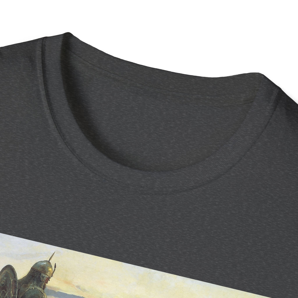 Medieval Knight Painting T-Shirt — Vintage Chivalry Art Tee