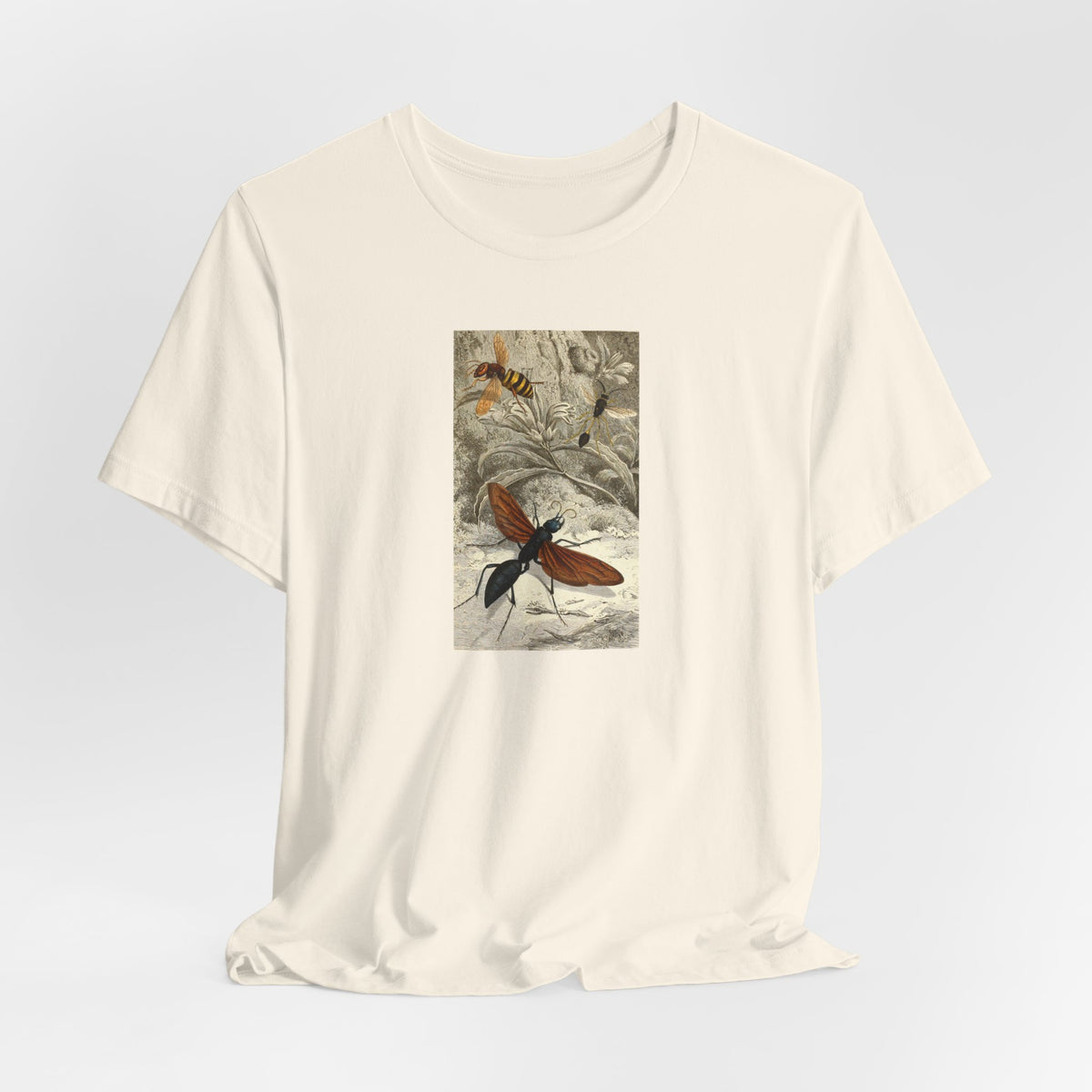 Butterfly Botanical Tee — Vintage Insect Illustration T-Shirt