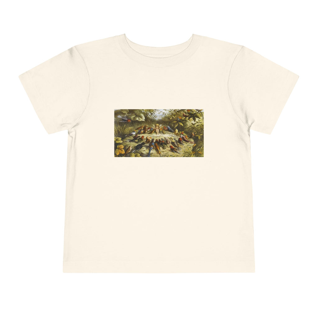 Toddler Tee — Vintage Garden Animal Illustration Kids Shirt