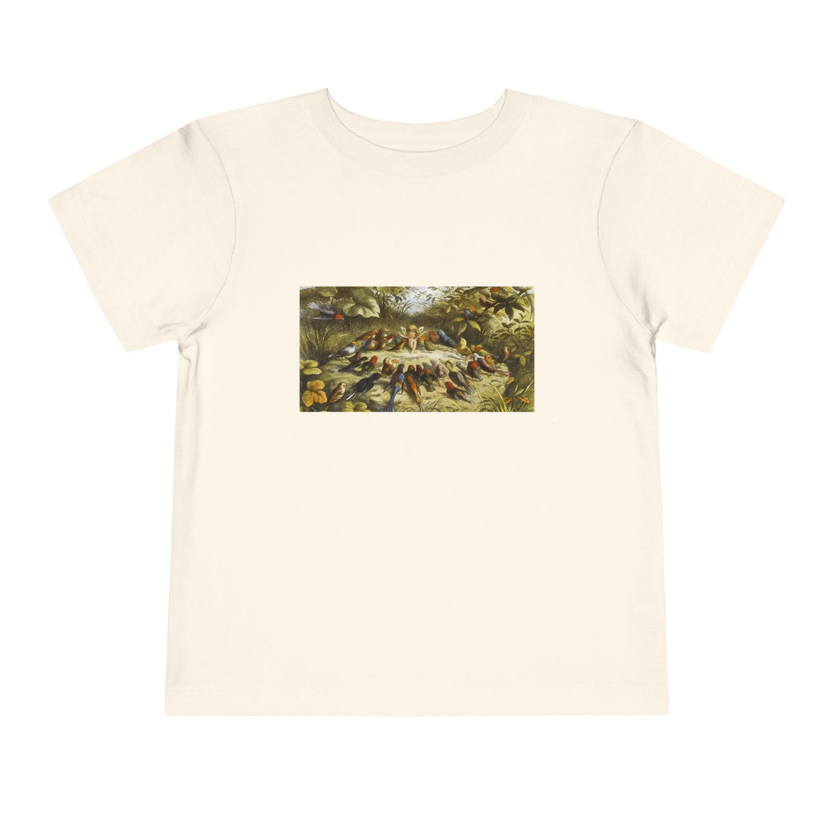 Toddler Tee — Vintage Garden Animal Illustration Kids Shirt