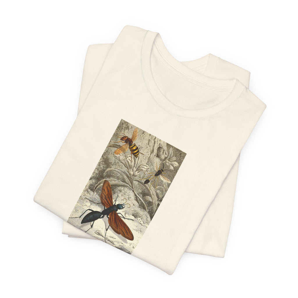 Butterfly Botanical Tee — Vintage Insect Illustration T-Shirt