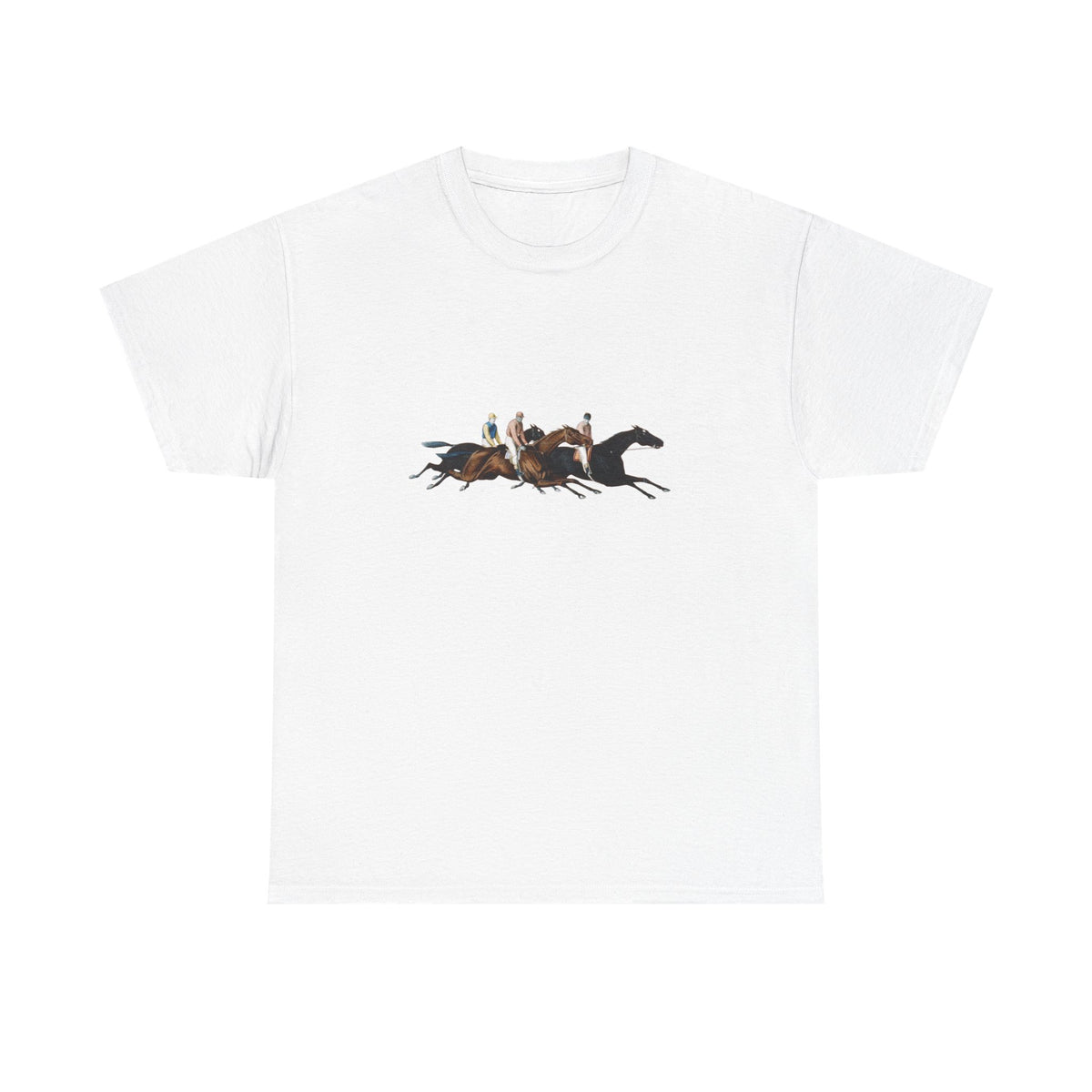 Horse Racing Tee — Running Horses Graphic T-Shirt