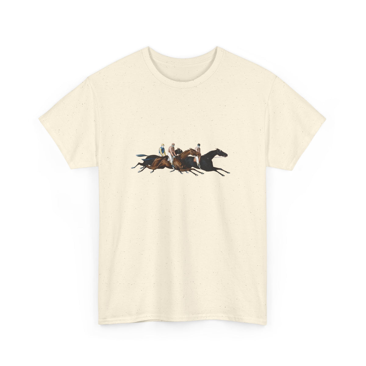 Horse Racing Tee — Running Horses Graphic T-Shirt