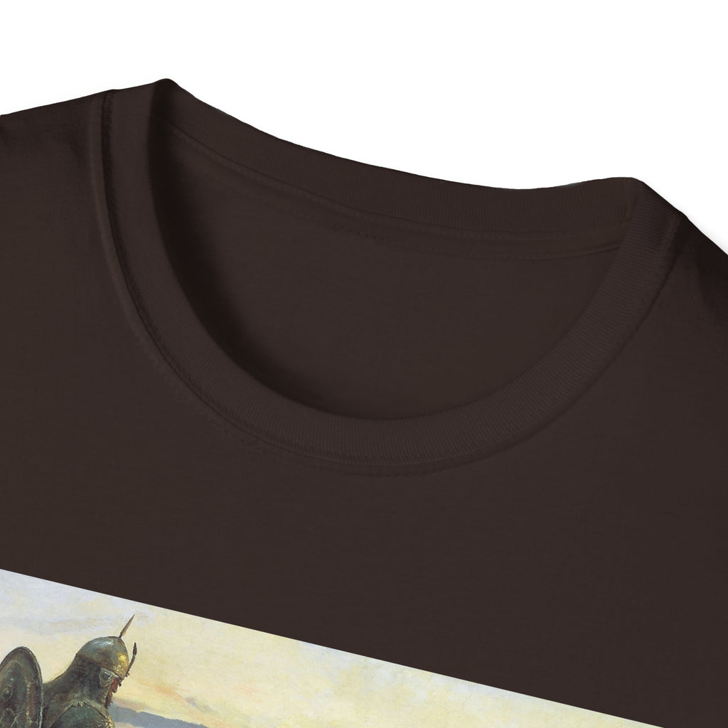Medieval Knight Painting T-Shirt — Vintage Chivalry Art Tee
