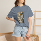 Birds and Blooms Tee — Vintage Floral Bird Illustration T-Shirt