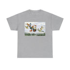 Butterfly Sky Graphic Tee — Vintage Butterflies Nature T‑Shirt