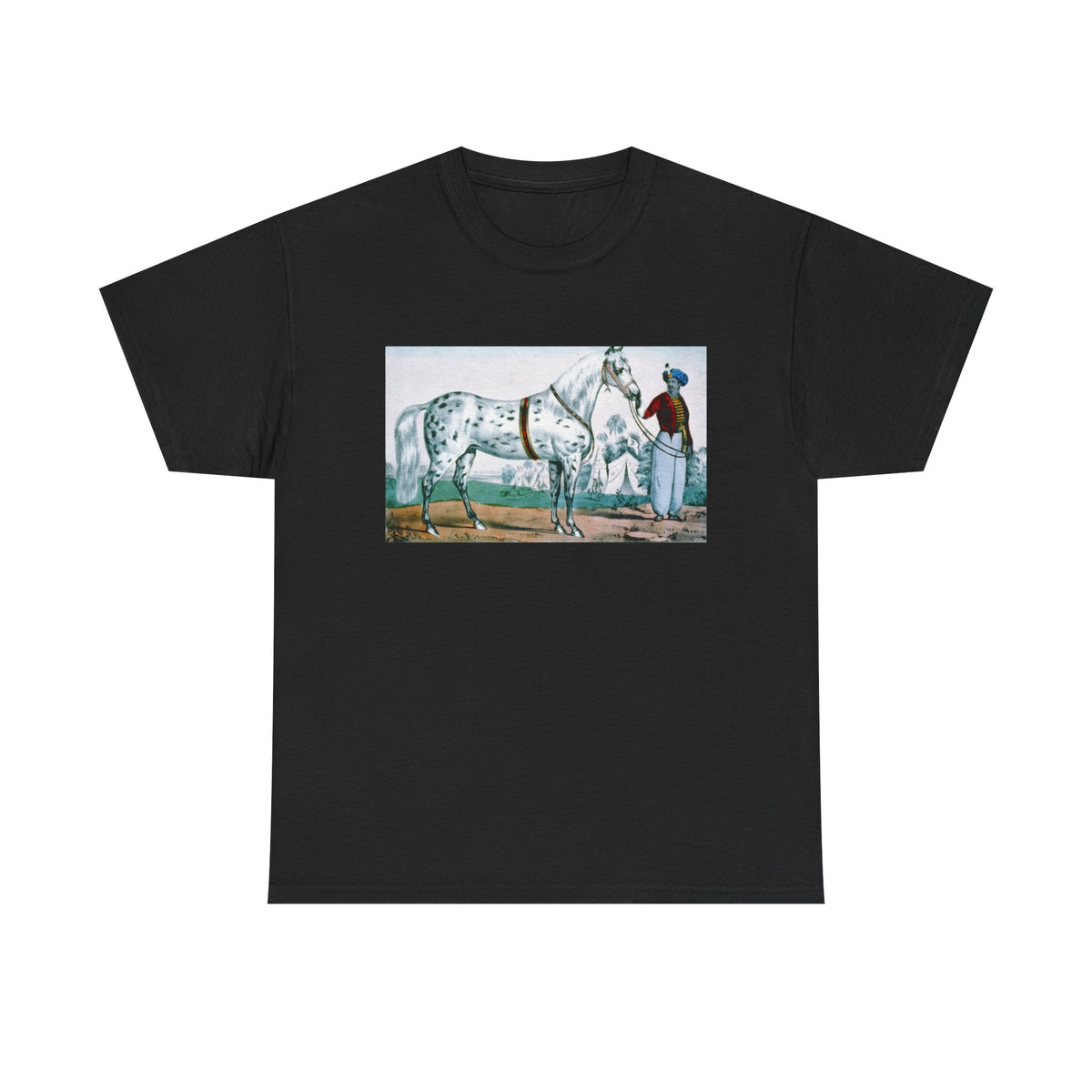 Appaloosa Horse Illustration Tee — Vintage Equestrian Graphic T-Shirt
