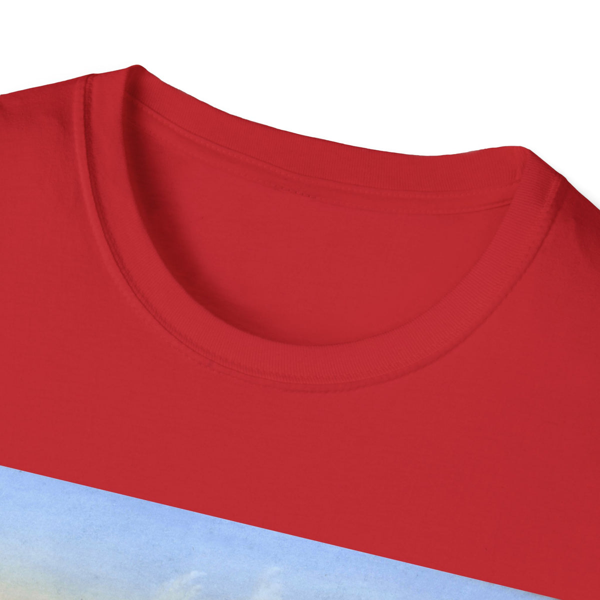 Vintage Harbor Scene T-Shirt — Nautical Coastal Landscape Tee