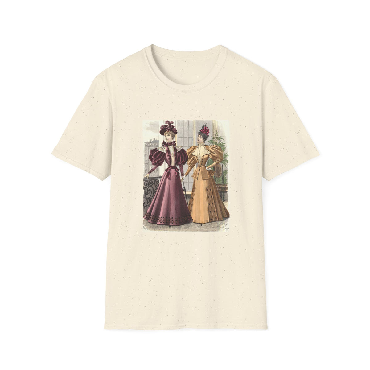 Victorian Ladies Vintage Illustration T-Shirt