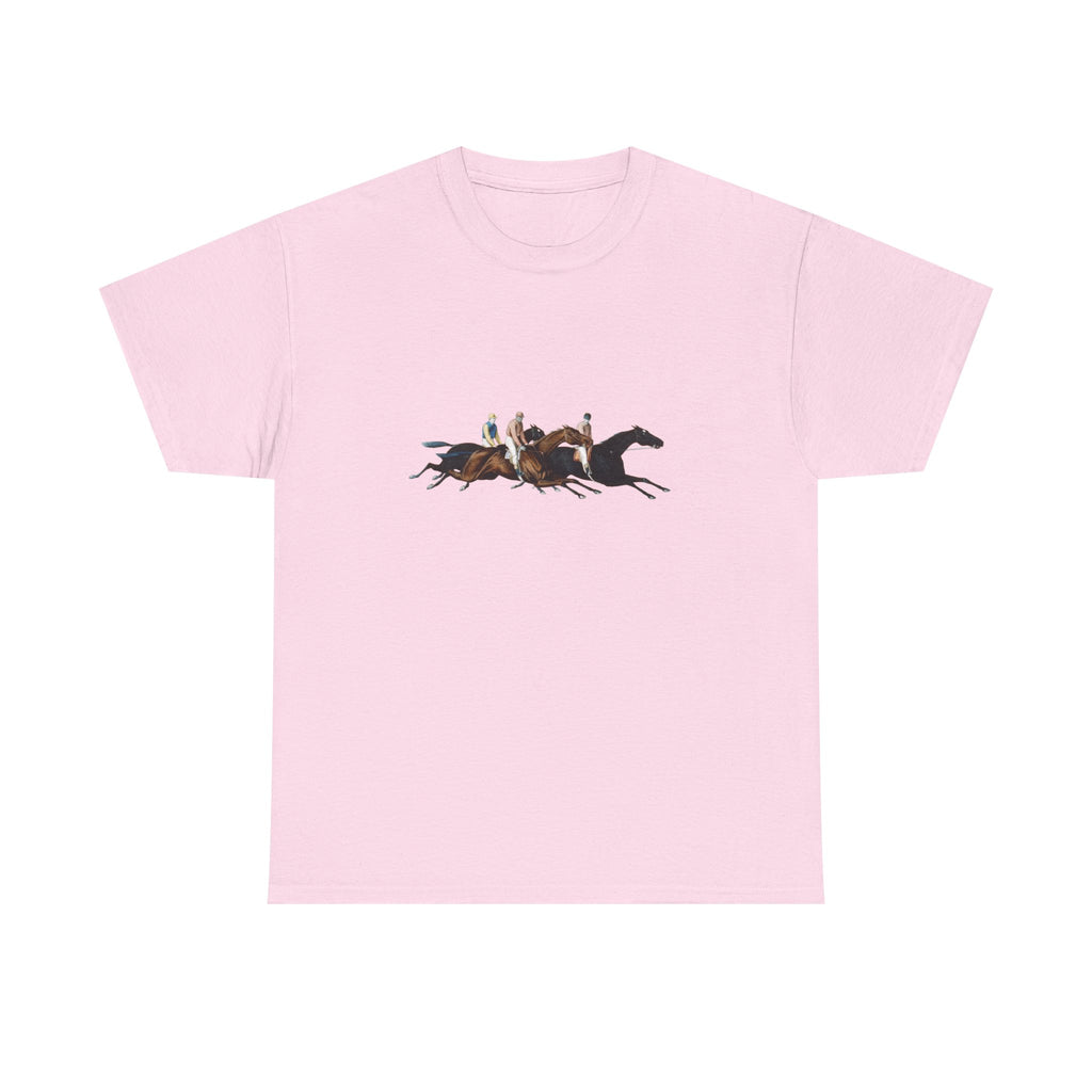 Horse Racing Tee — Running Horses Graphic T-Shirt