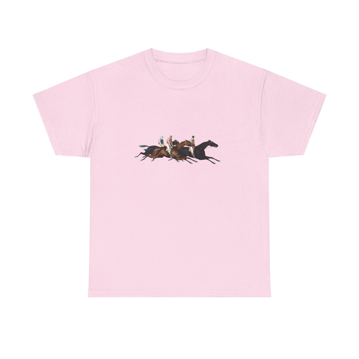 Horse Racing Tee — Running Horses Graphic T-Shirt