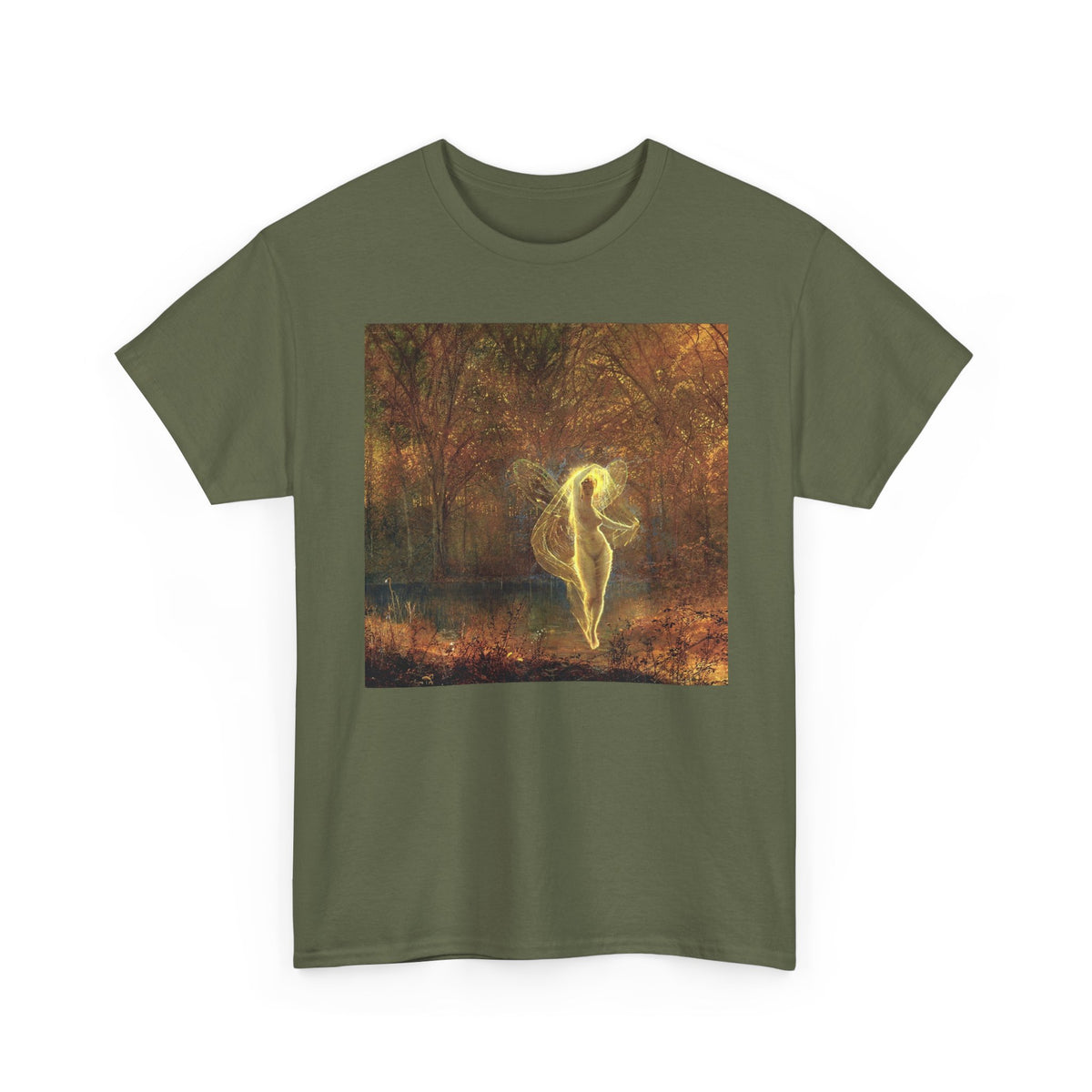 Artistic Forest Spirit Tee — Ethereal Nature Graphic Shirt