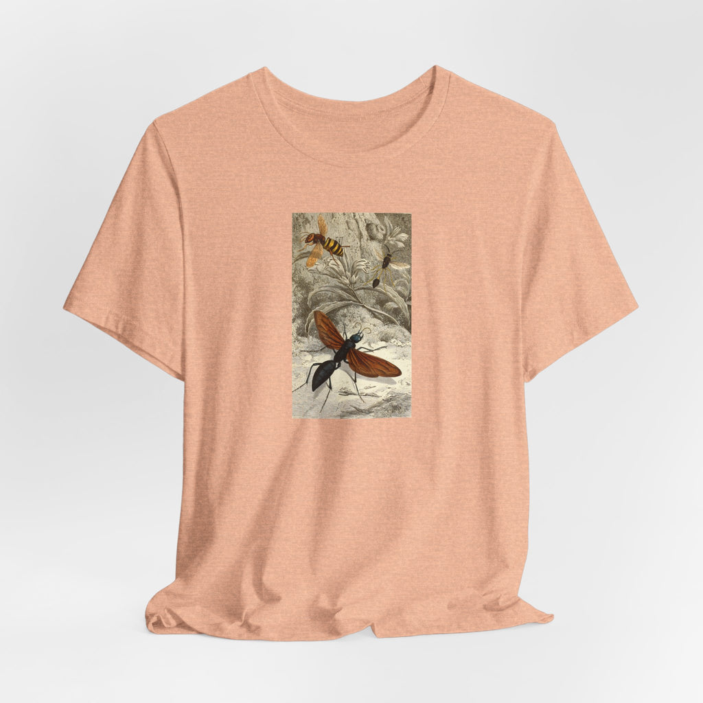 Butterfly Botanical Tee — Vintage Insect Illustration T-Shirt