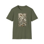 Botanical Bird Tee — Vintage Floral Nature Shirt