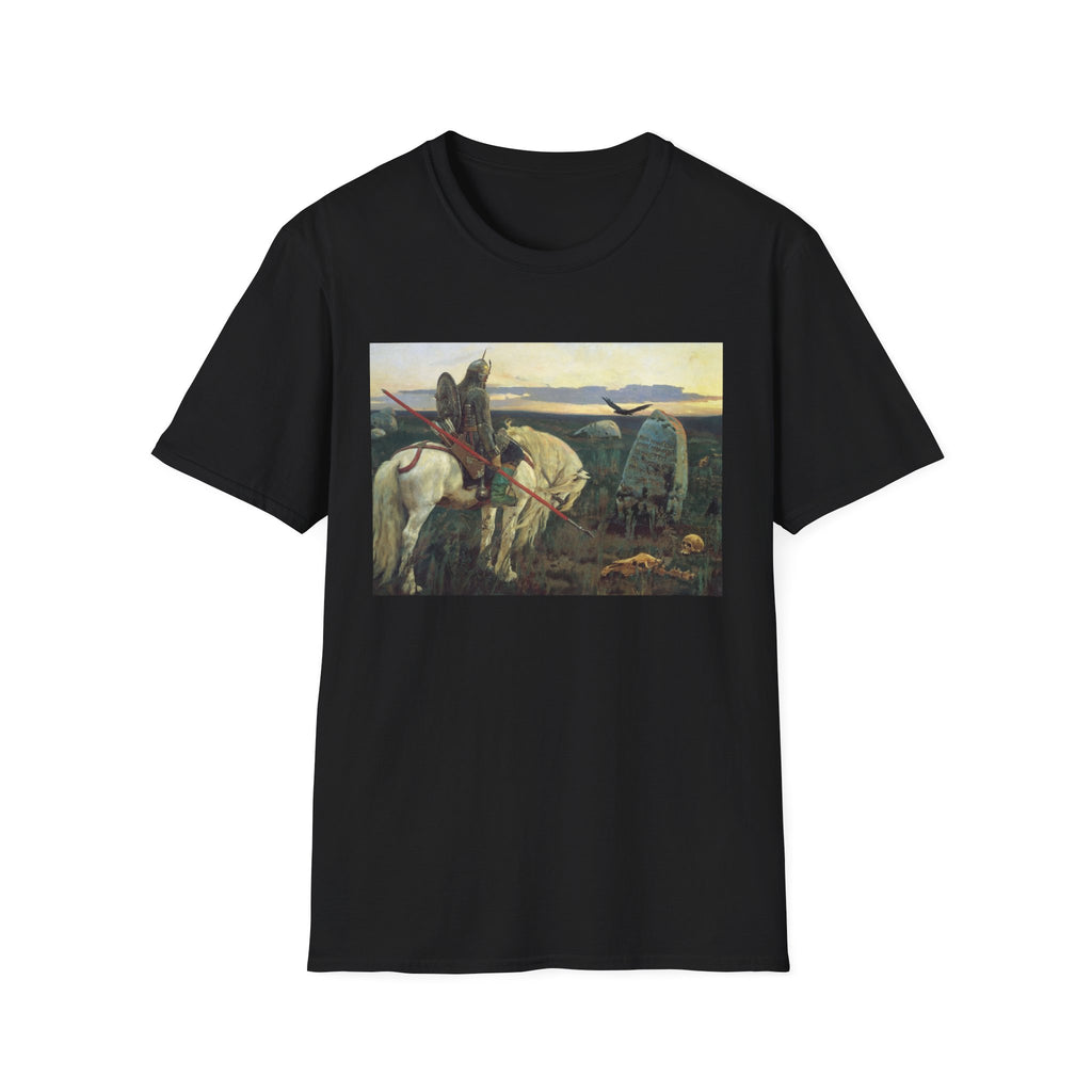 Medieval Knight Painting T-Shirt — Vintage Chivalry Art Tee