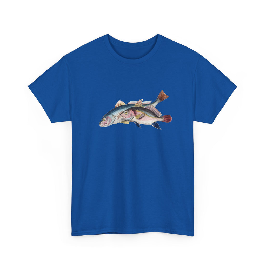 Cod Fish Graphic Tee — Vintage-Style Ocean Fishing T-Shirt