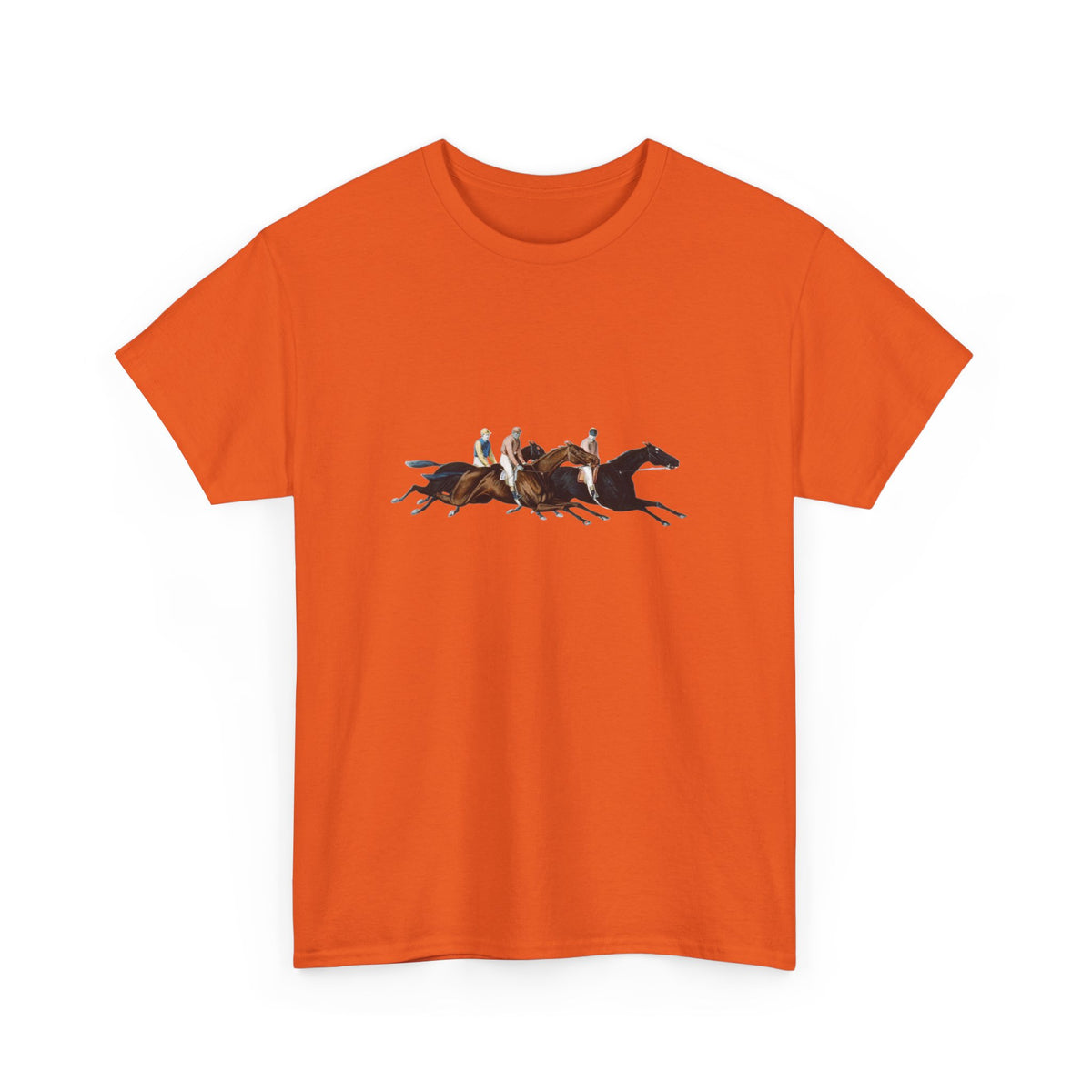 Horse Racing Tee — Running Horses Graphic T-Shirt