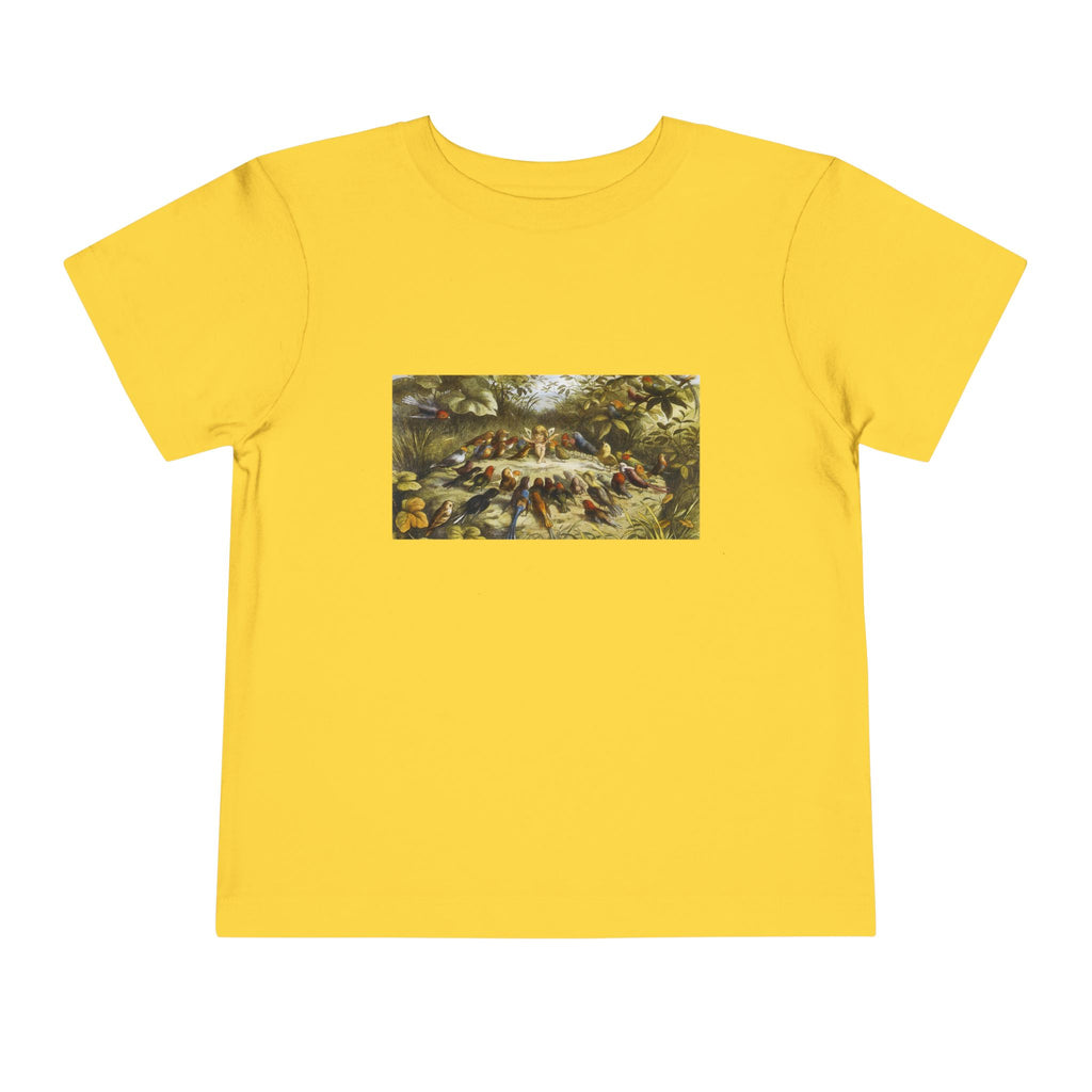 Toddler Tee — Vintage Garden Animal Illustration Kids Shirt