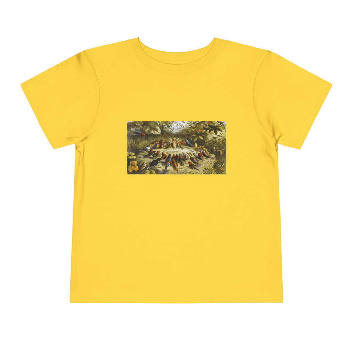 Toddler Tee — Vintage Garden Animal Illustration Kids Shirt