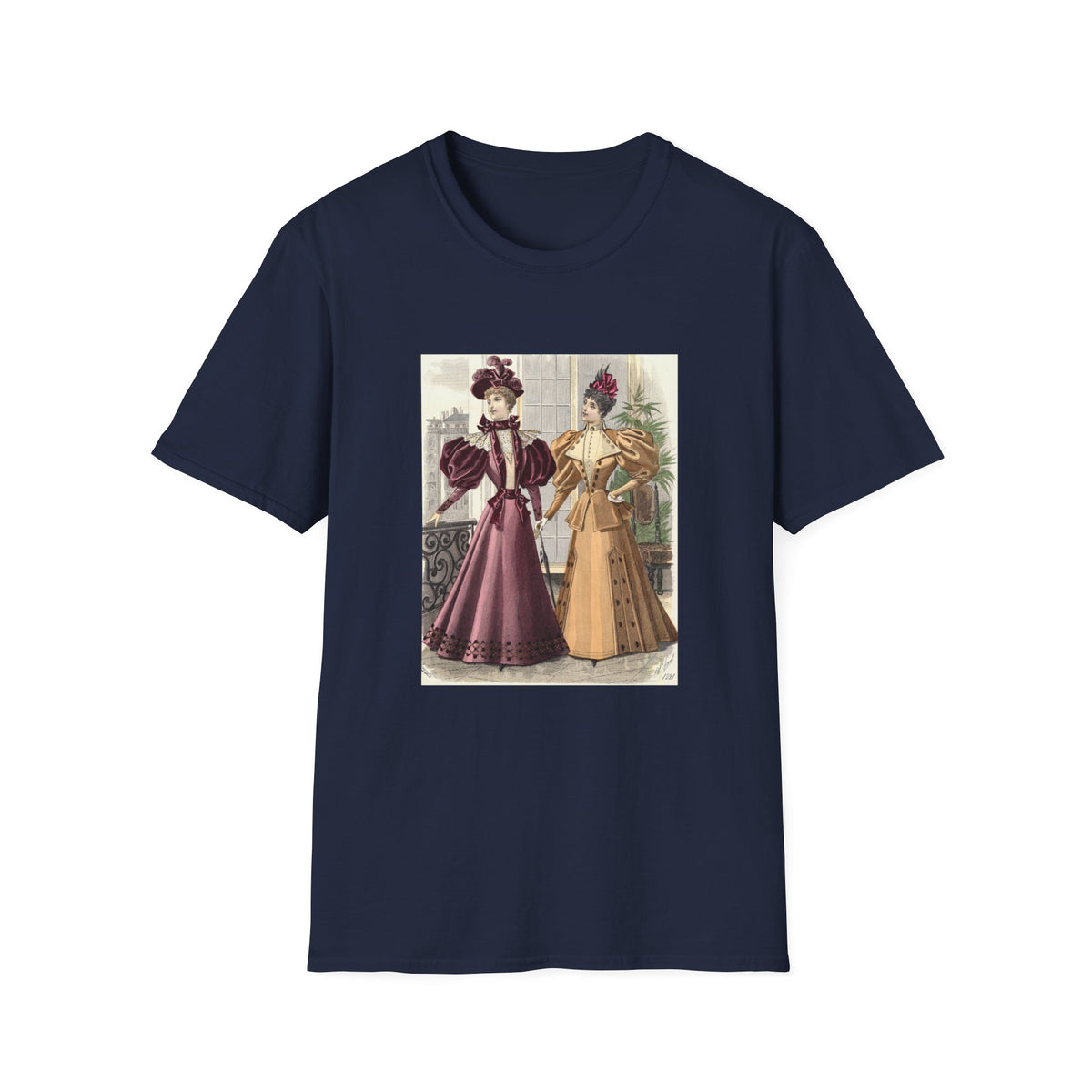 Victorian Ladies Vintage Illustration T-Shirt