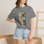 Birds and Blooms Tee — Vintage Floral Bird Illustration T-Shirt