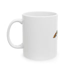 Vintage Fish Illustration Ceramic Mug – Coastal Fisherman Coffee Cup (11oz/15oz)