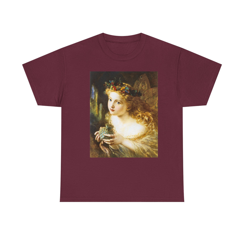 Angel Painting T-Shirt — Vintage Victorian Angel Art Tee